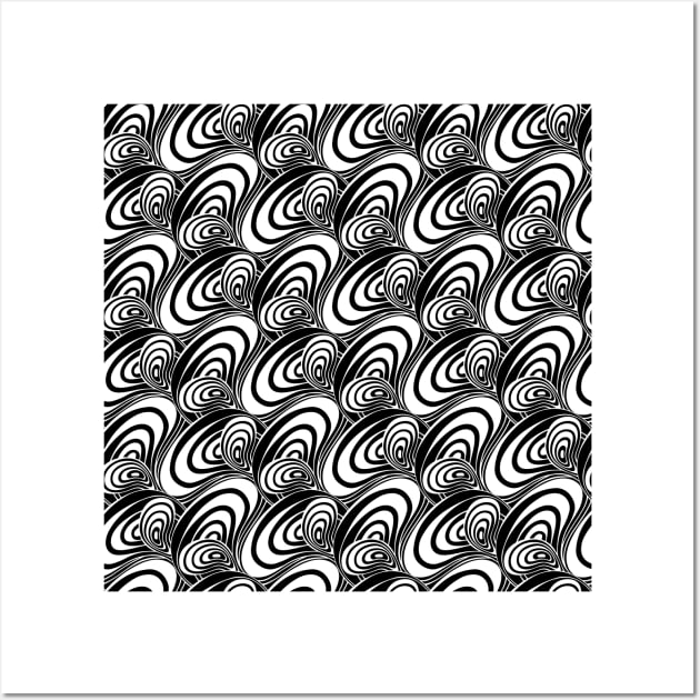 Koloman Moser Hoops Pattern Wall Art by Raw-Run